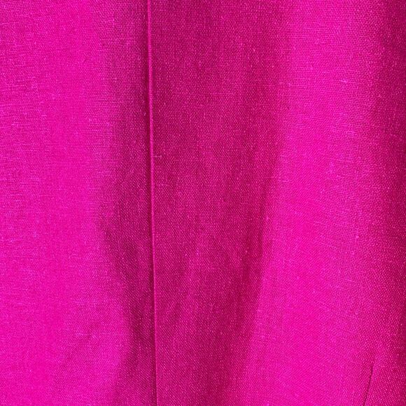 Vintage Brownstone Studio Pink Linen Blend Double-Breasted Women's Blazer Sz 12 - Picture 12 of 13